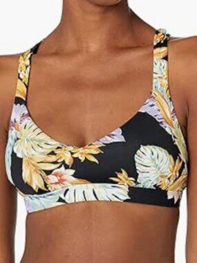 Skye Women's Tobia Wide Band Triangle Bikini Top Swimsuit Size L - 8302